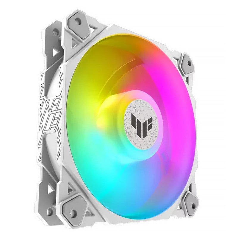 Asus TUF Gaming TF120 120mm ARGB PWM White Fan - Single Fan