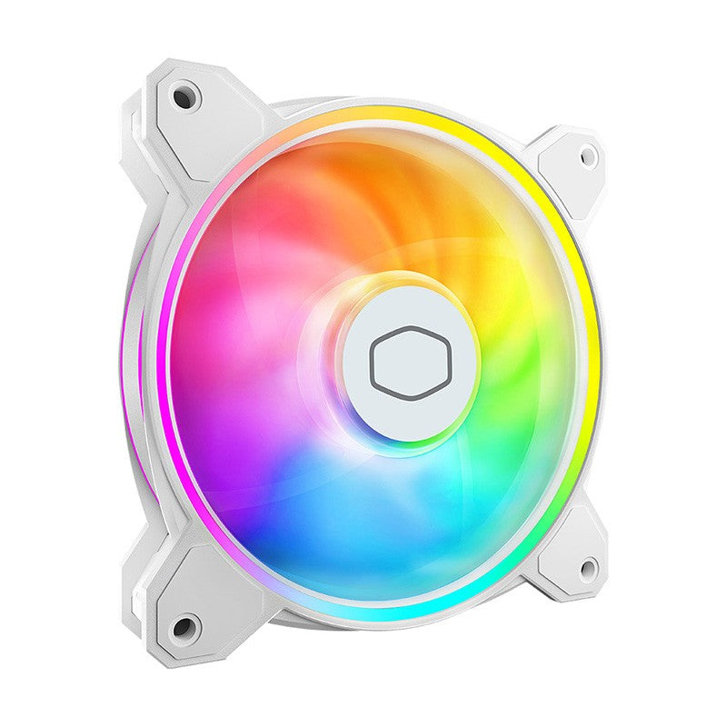 Cooler Master MasterFan MF120 HALO² Dual Loop ARGB PWM Case Fan - White