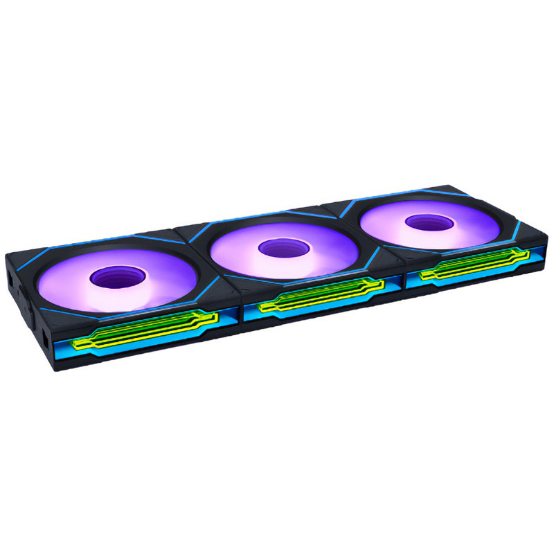 Lian Li UNI FAN SL-INF WIRELESS 120mm ARGB PWM Black Fan with Controller - 3 Pack