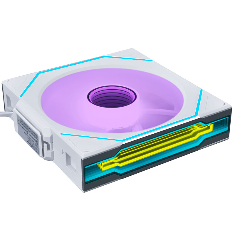 Lian Li UNI FAN SL-INF WIRELESS 120mm ARGB PWM Fan - White