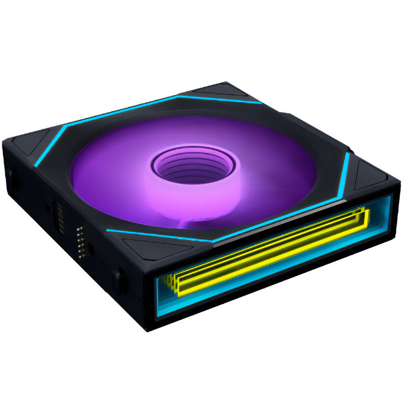 Lian Li UNI FAN SL-INF WIRELESS 120mm Reversed Blade ARGB PWM Fan - Black