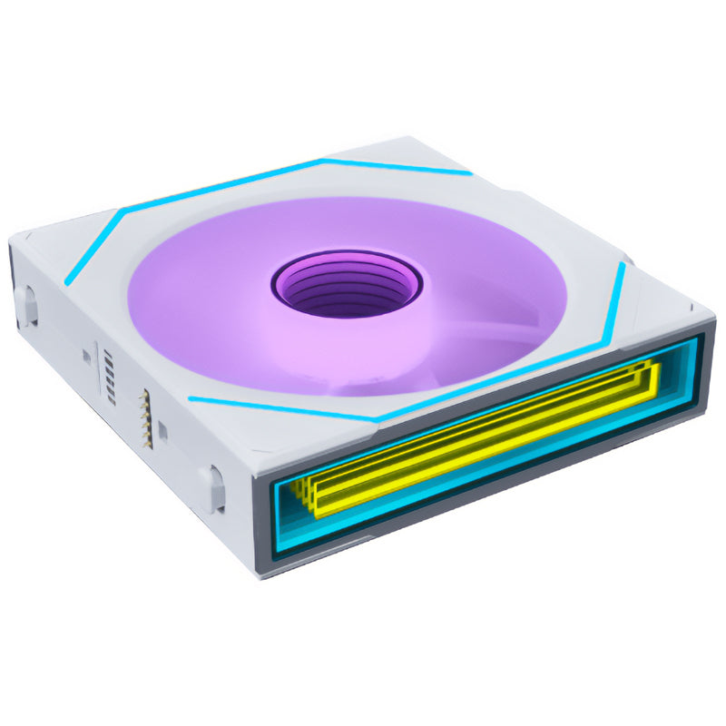 Lian Li UNI FAN SL-INF WIRELESS 120mm Reversed Blade ARGB PWM Fan - White