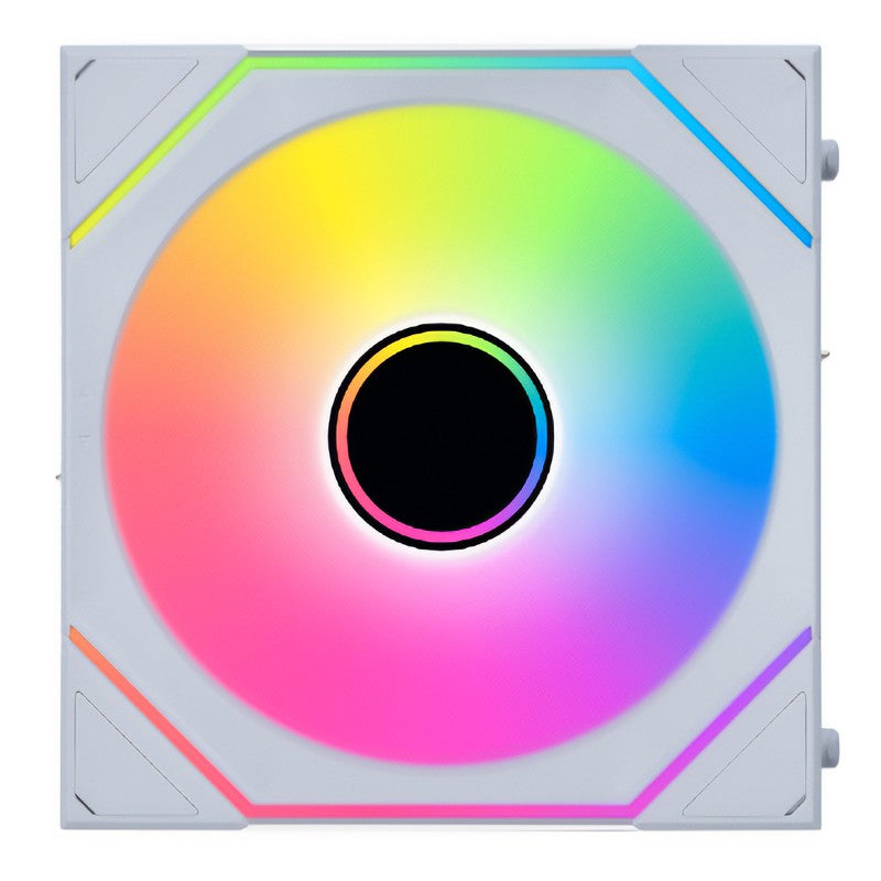 Lian Li UNI FAN SL-INF WIRELESS 120mm Reversed Blade ARGB PWM White Fan with Controller - 3 Pack