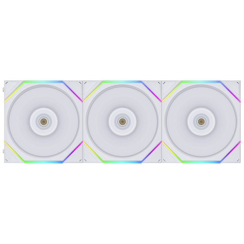 Lian Li UNI FAN TL 120 Reverse Blade ARGB 120mm White PWM Fan - 3 Pack
