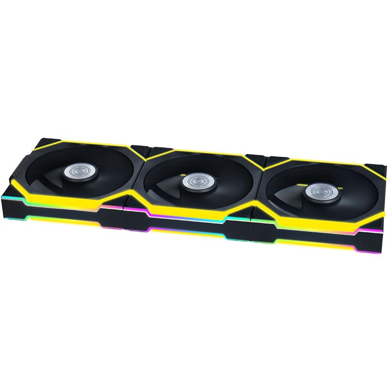 Lian Li Uni Fan 120mm SL Wireless ARGB 4-Pin PWM Black Fan with Controller - 3 Pack