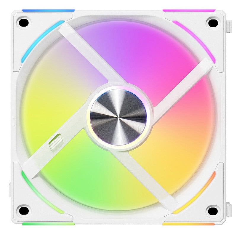 Lian Li Unifan AL120 V2 120mm 2000RPM ARGB PWM Fan White - 1 Pack