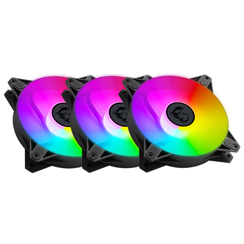 MSI MPG F120 ARGB 120mm Case Fan - 3 Pack