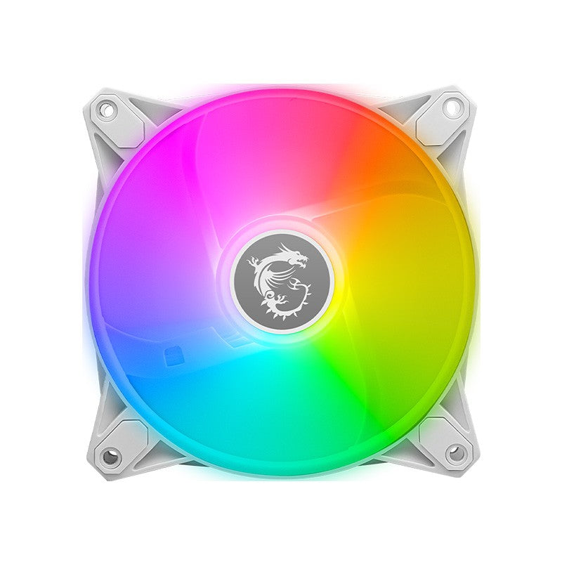 MSI MPG F120 ARGB 120mm Case Fan - White 3 Pack