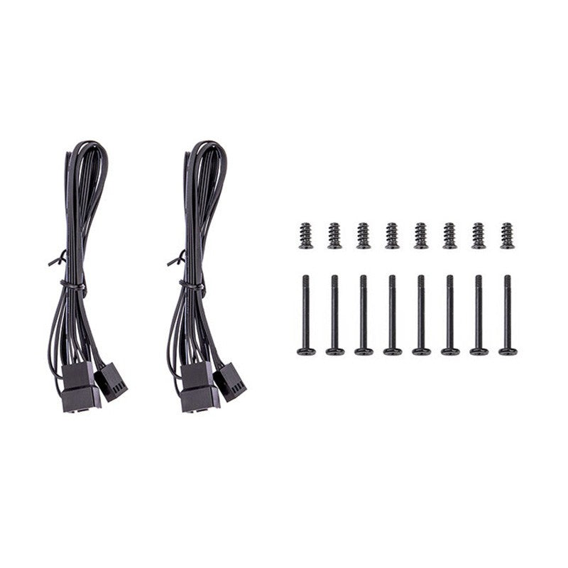 Thermaltake CT120 120mm PWM Cooling Fan 2 Pack - Black