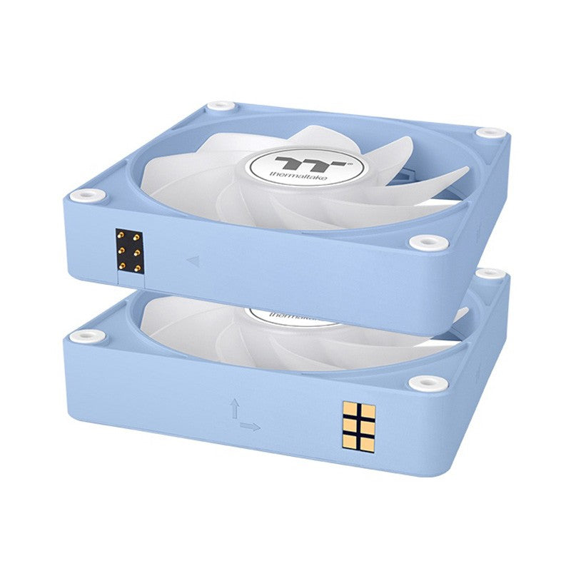 Thermaltake CT120 EX Reverse Blades 120mm ARGB Hydrangea Blue PWM Fan - 3 Pack