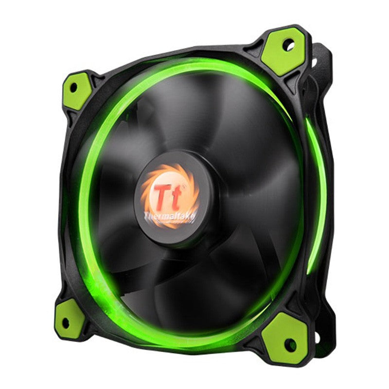 Thermaltake Riing 12 High Static Pressure 120mm Green LED Fan