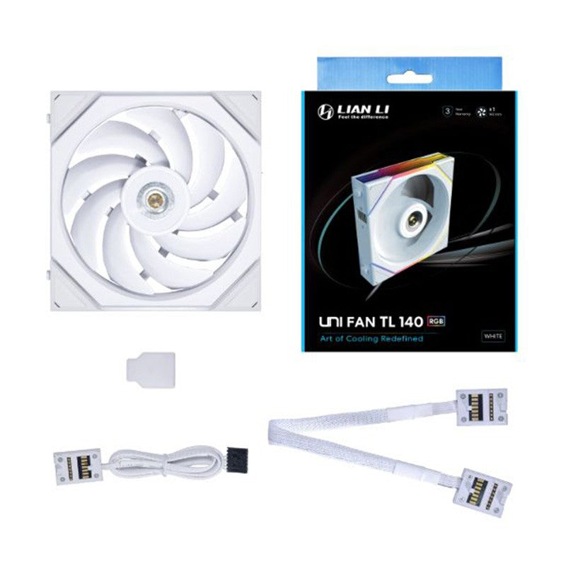 Lian Li UNI FAN TL 140 140mm ARGB White PWM Fan