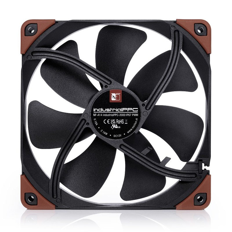 Noctua NF A14 IndustrialPPC-2000 IP67 140mm 4-Pin PWM Fan