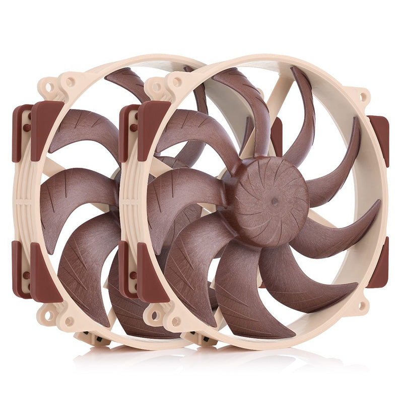 Noctua NF-A14x25r G2 140mm 4-pin PWM Fan - 2 Pcs Push-Pull Set