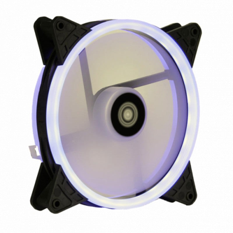 Rotanium 4Pin PWM 140mm Dual Ring LED Fan - Blue