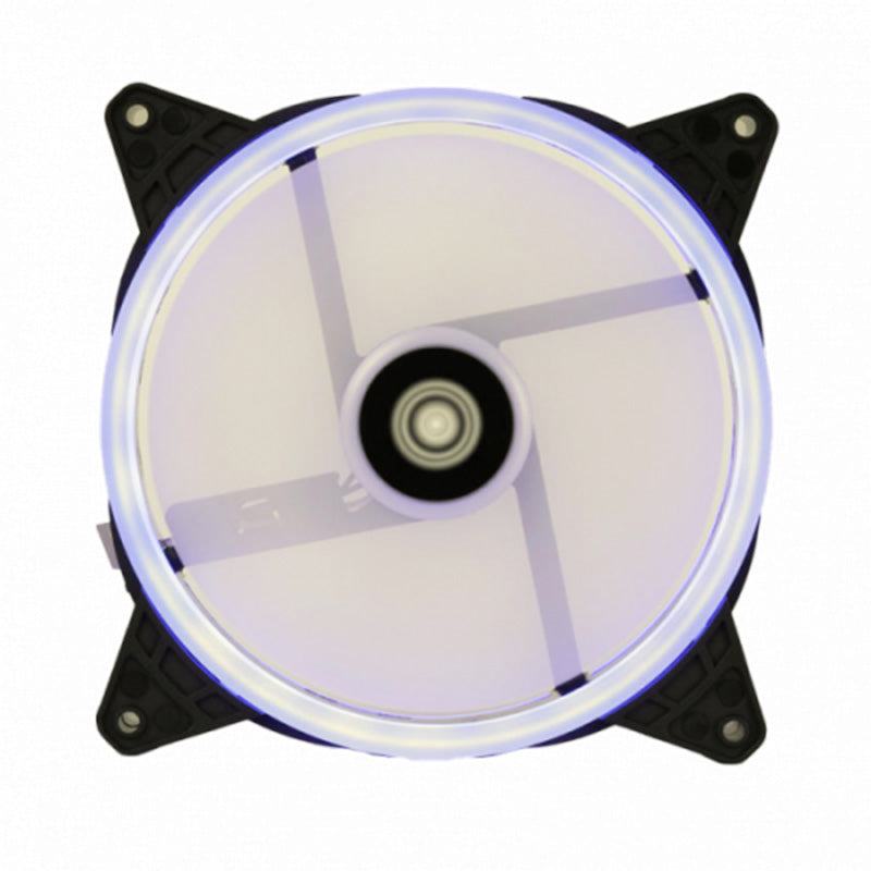 Rotanium 4Pin PWM 140mm Dual Ring LED Fan - Blue