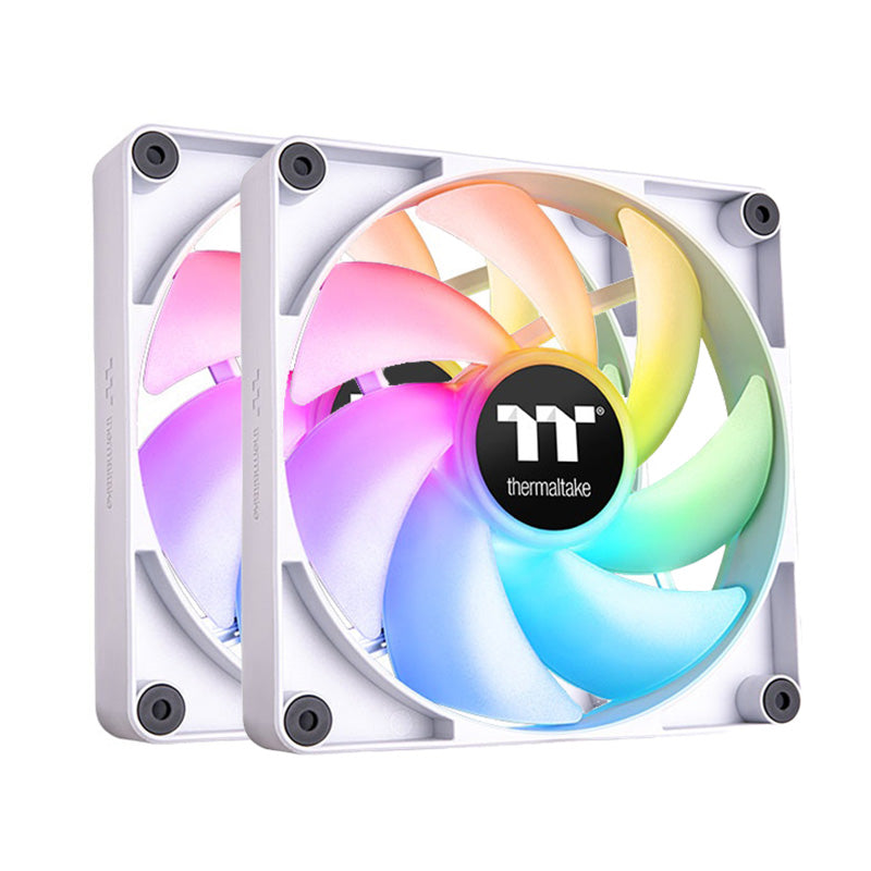 Thermaltake CT140 140mm ARGB PWM Cooling Fan 2 Pack - White