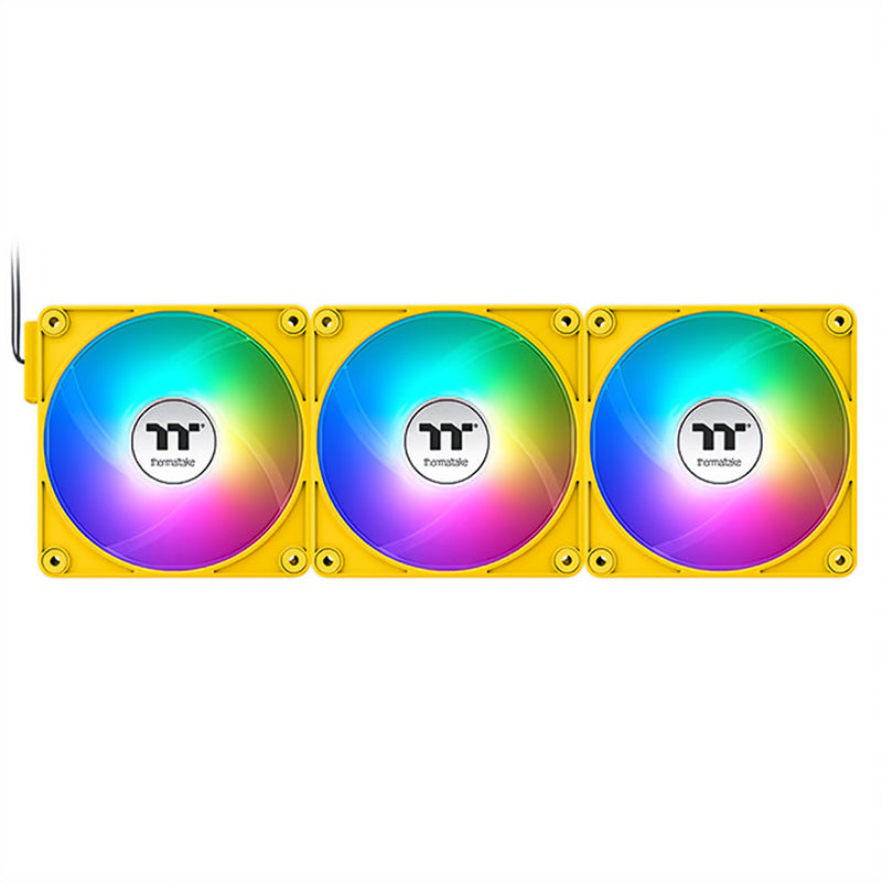 Thermaltake CT140 EX ARGB Standard Blades 140mm PWM Bumblebee Fan - 3 Pack