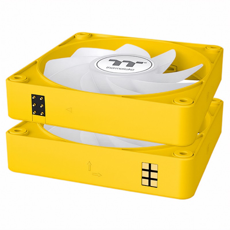 Thermaltake CT140 EX Reverse Blades ARGB 140mm PWM Bumblebee Fan - 3 Pack