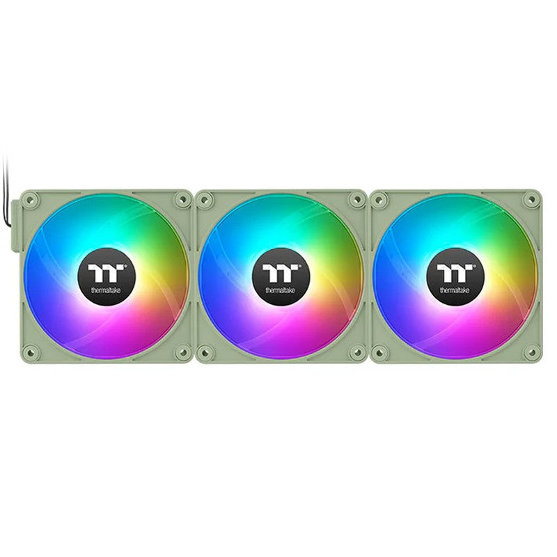 Thermaltake CT140 EX Reverse Blades ARGB 140mm PWM Matcha Green Fan - 3 Pack