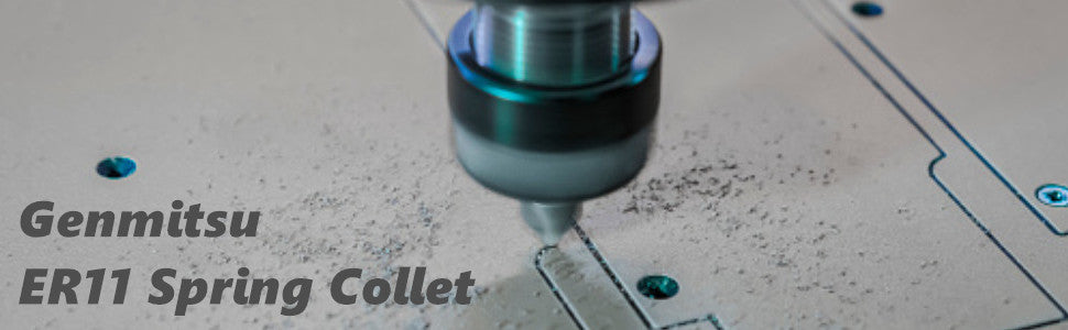 SainSmart Genmitsu 7Pcs ER11 Spring Collet Set for CNC Engraving Milling Lathe Tool 1.0mm-7.0mm