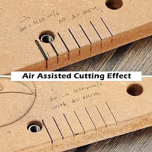 Genmitsu 10W Compressed Spot Laser Module with Air Assist Nozzle, 0.08mm*0.05mm Laser Spot, Min 8.5W Optical Power, for Genmitsu 4040 PRO, 6050 Plus C