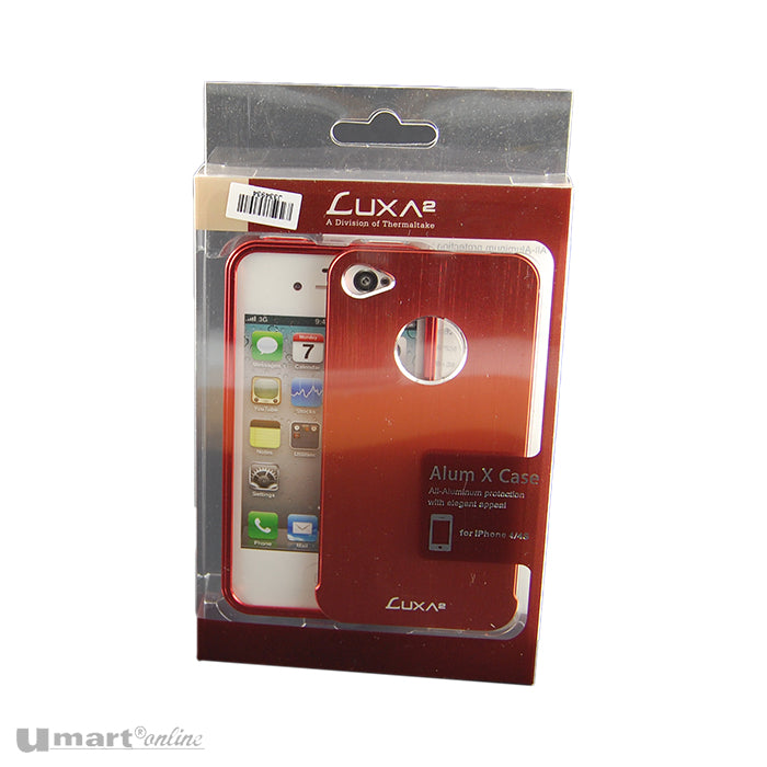 Thermaltake LUXA2 Aluminium X Case for iPhone 4/4S - Metallic Red