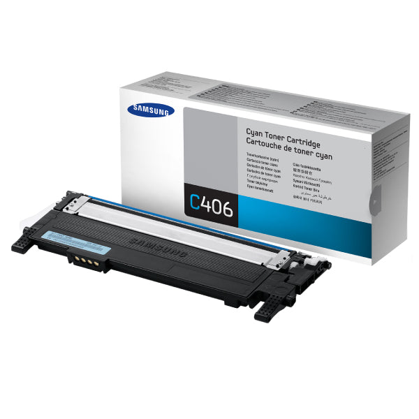 Samsung CLT-C406S/SEE toner for CLP-365/CLX-3305 Series LBP & MFP - Cyan Toner