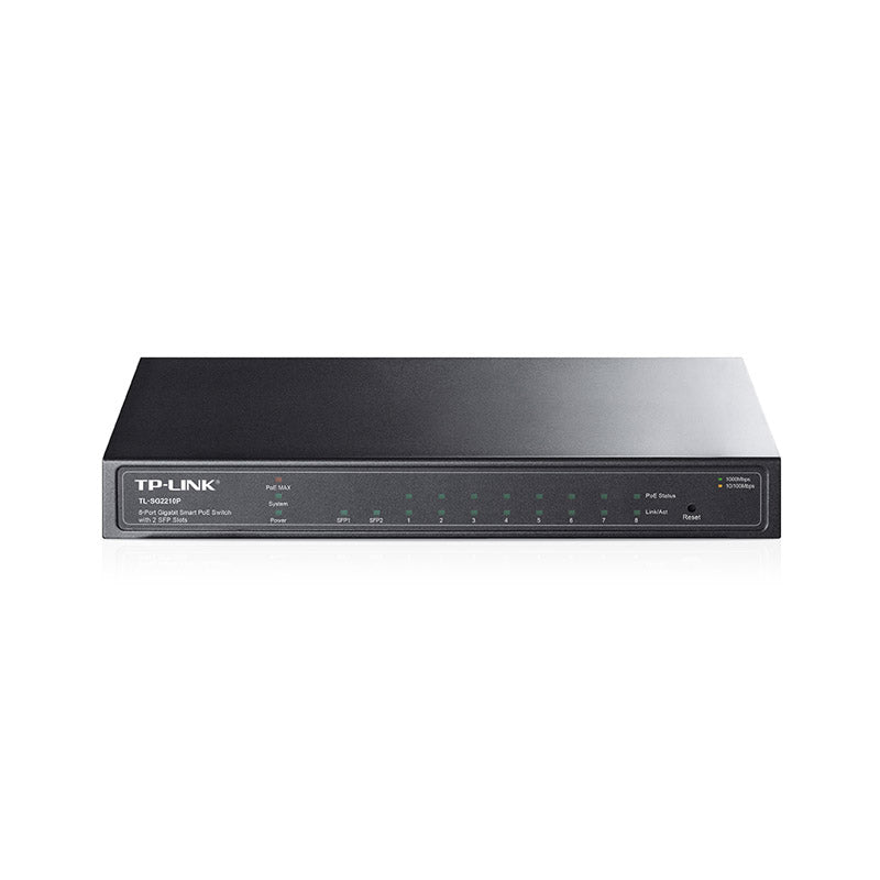 TP-Link 8-Port Gigabit Smart PoE Switch with 2 SFP Slots
