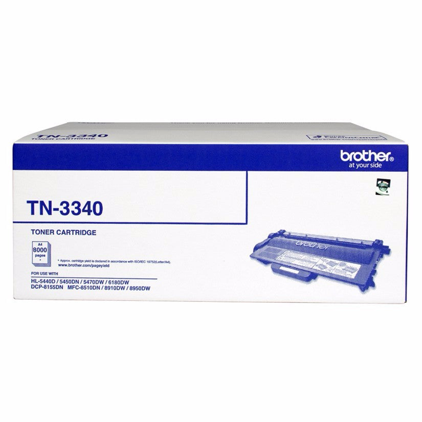 Brother Black Toner High Yield 8K for HL-L5100DN/L5200DW/L62/6400DW MFC-L5755 (TN-34400