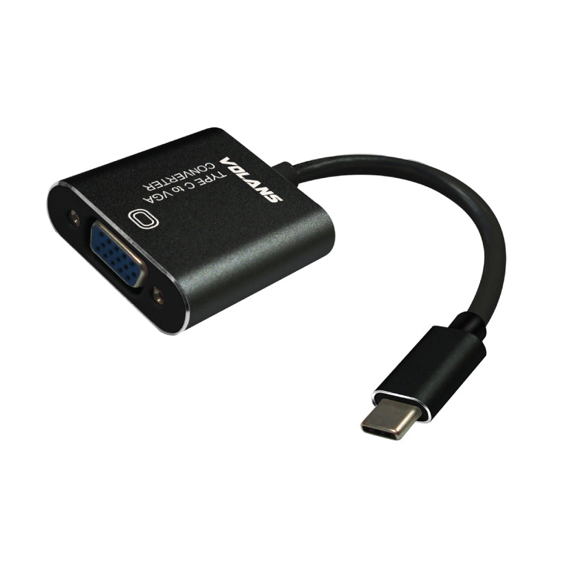 Volans Aluminium USB Type C to VGA Converter