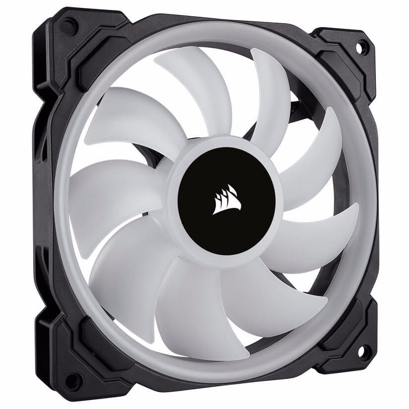 Corsair LL140 Dual Light Loop, Twin Pack 140mm RGB LED PWM Fan with Lighting Node Pro