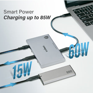 Edimax 5-in-1 Thunderbolt™ 4 Mini Docking Station with 85W Power Delivery