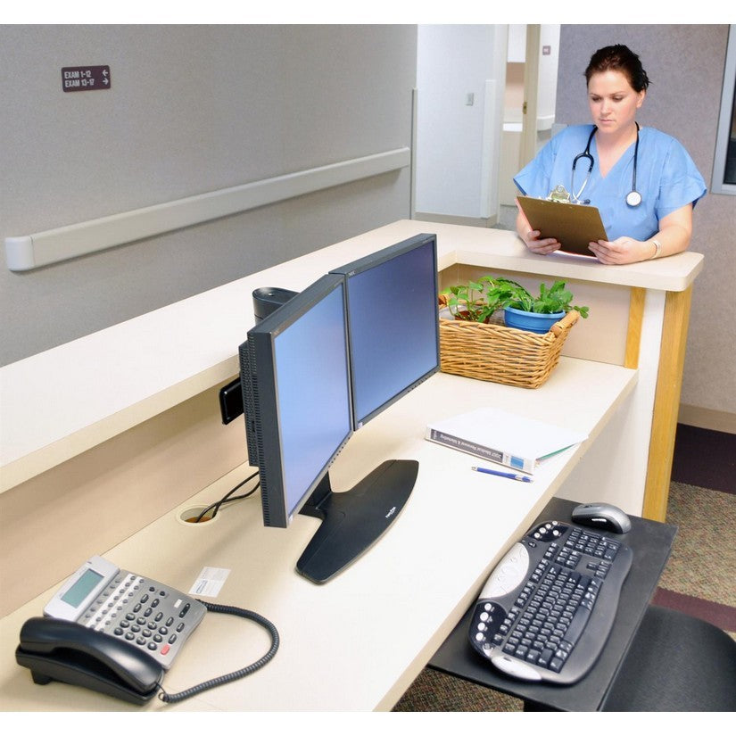 Ergotron Neo-Flexdual LCD Lift Stand 24 in Monitor