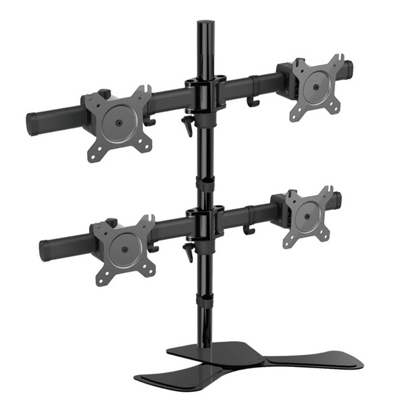 Vision Mounts Free Standing Four LCD Monitors Support up to 27in Tilt -15/+15° Rotate