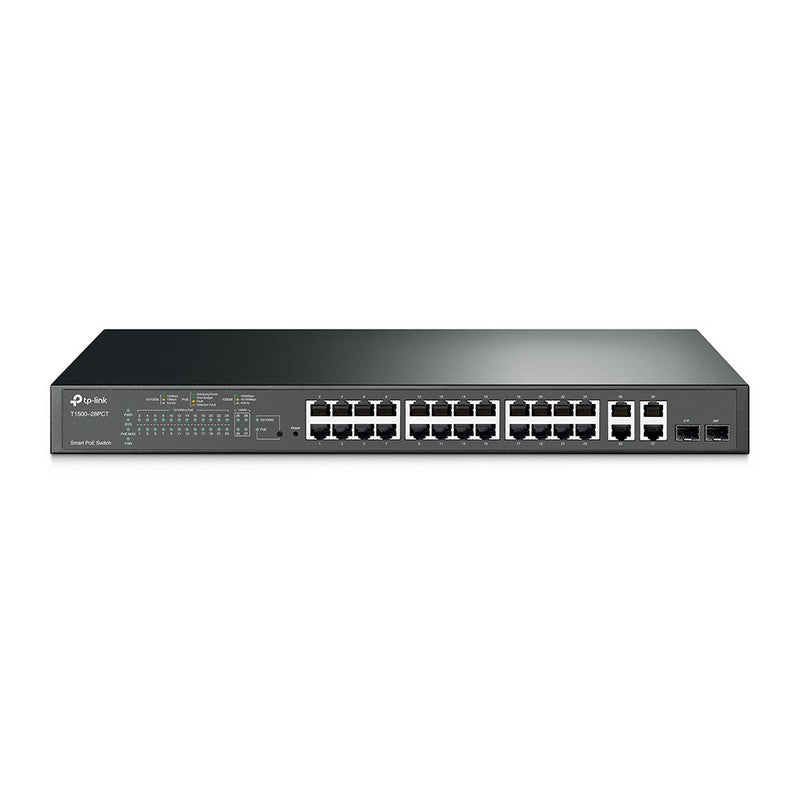 TP-link 24-Port 10/100Mbps 4-Port Gigabit Smart PoE+ Switch