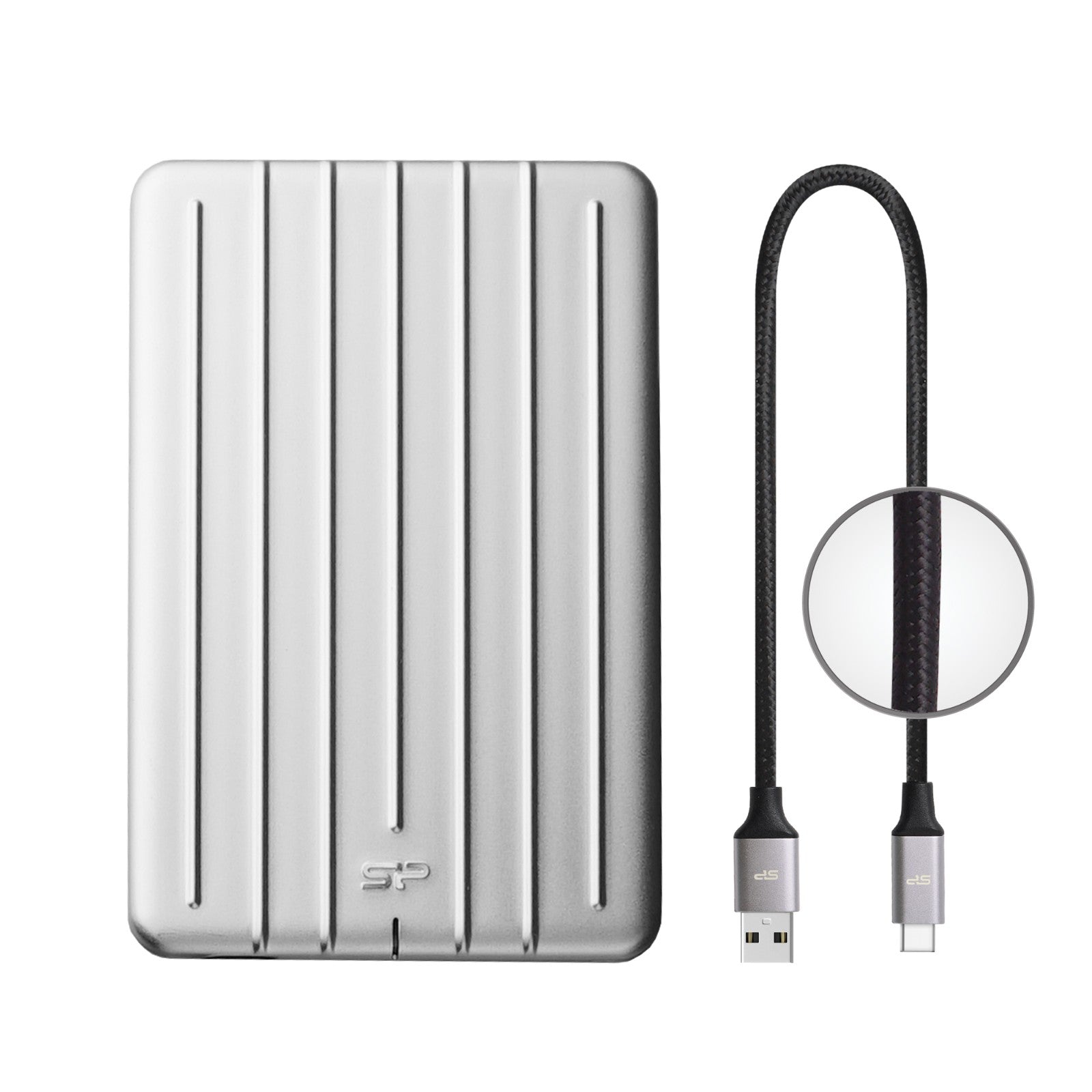 Silicon Power 1TB A75 Scratch Resistant & Waterproof USB C External Hard Drive For PC,MAC,XBOX,PS4,PS5