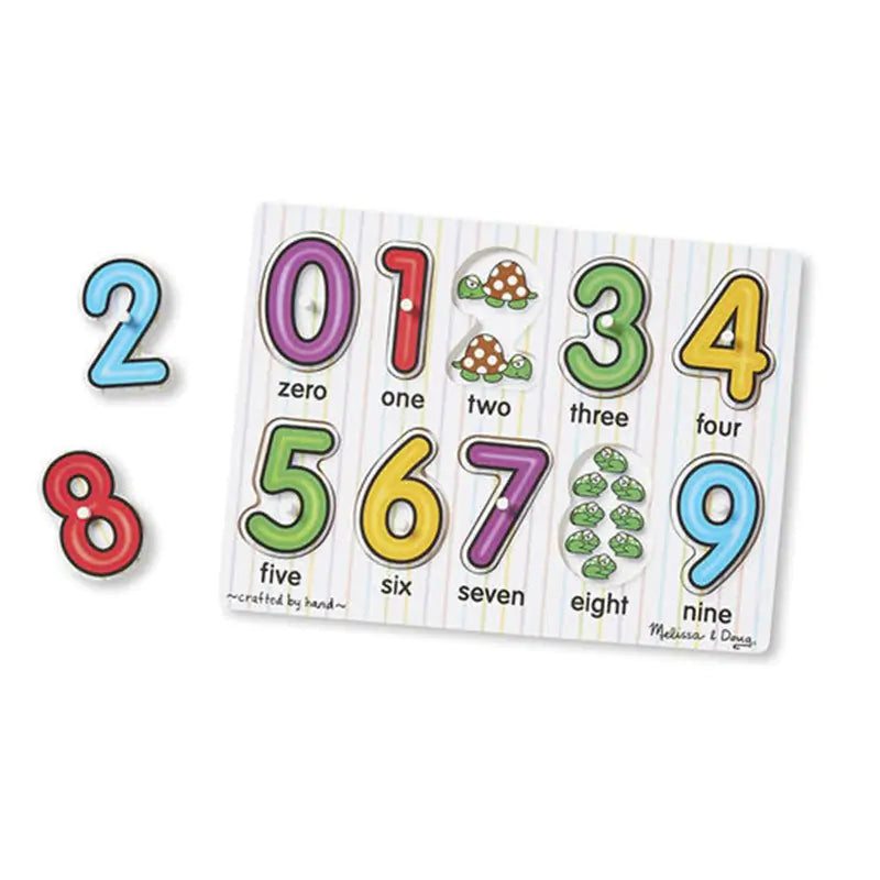 Melissa & Doug Numbers Peg Puzzle