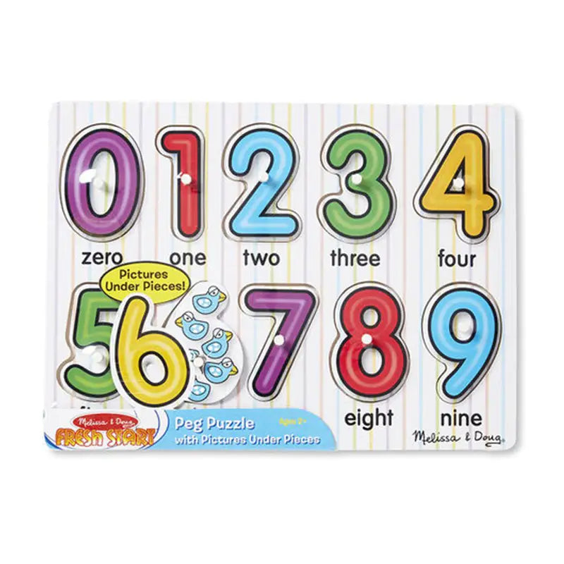 Melissa & Doug Numbers Peg Puzzle