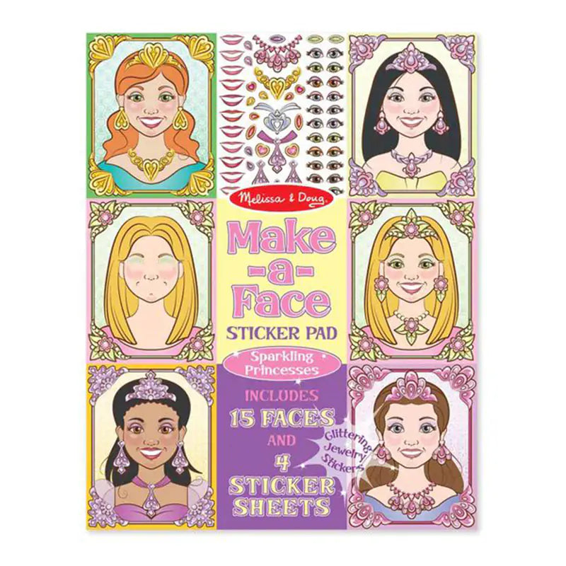 Melissa & Doug Make-a-Face - Sparkling Princesses