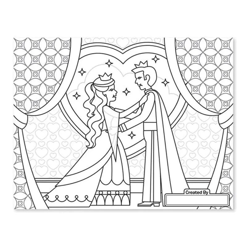 Melissa & Doug Jumbo Colouring Pad - Princess & Fairy