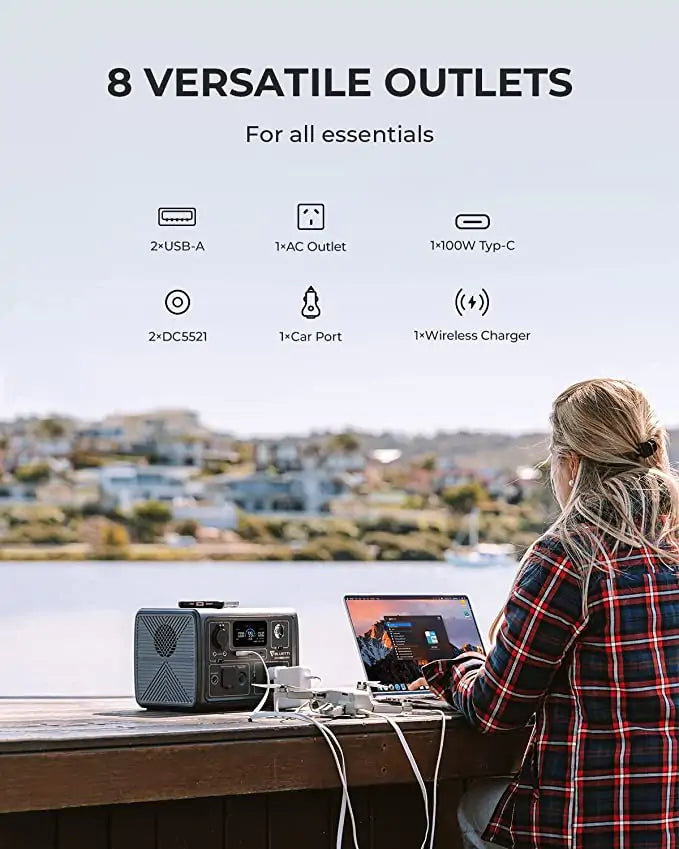 BLUETTI EB3A Portable Power Station 600W 268Wh