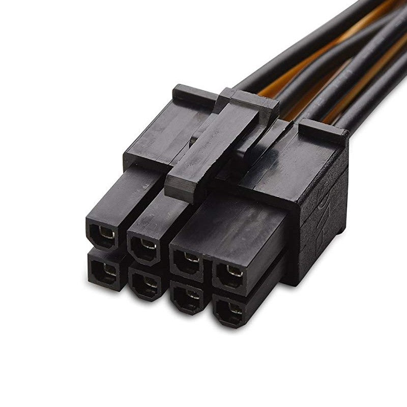 Generic 2 x Molex to 8 Pin PCIe 15cm Cable