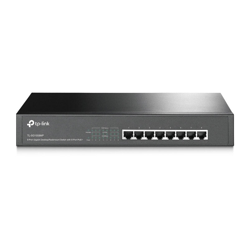 TP-Link 8 Port PoE+ Gigabit Desktop Rackmount Switch