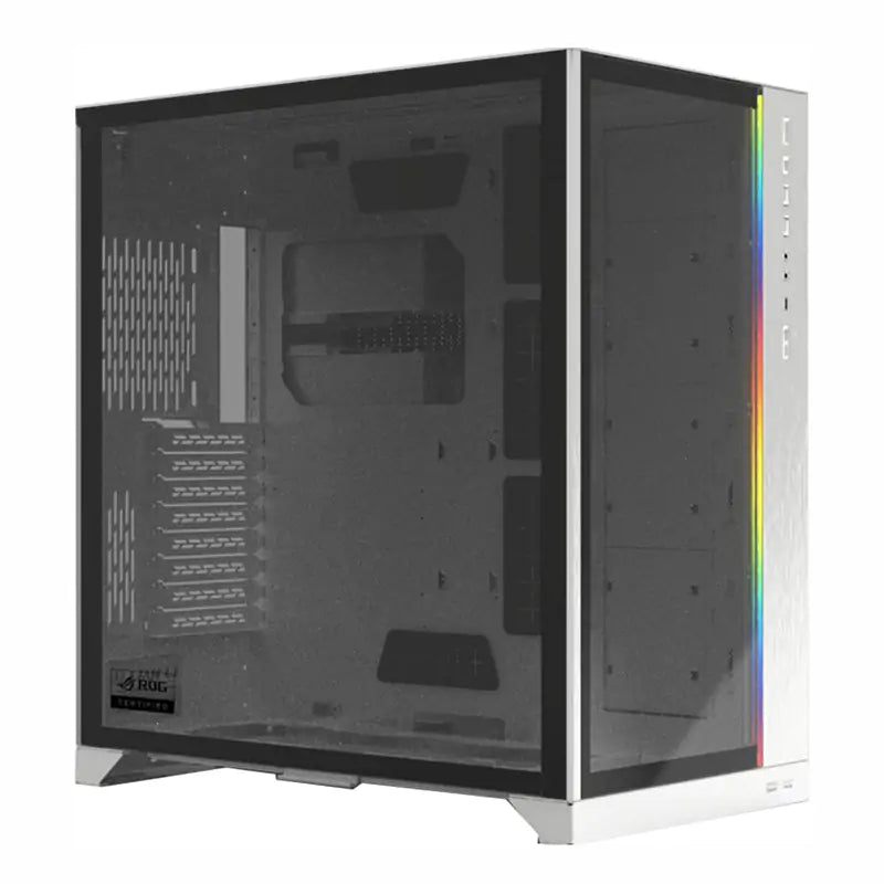 Lian Li PC-O11 Dynamic XL ROG Certified Tempered Glass RGB EATX Case - White