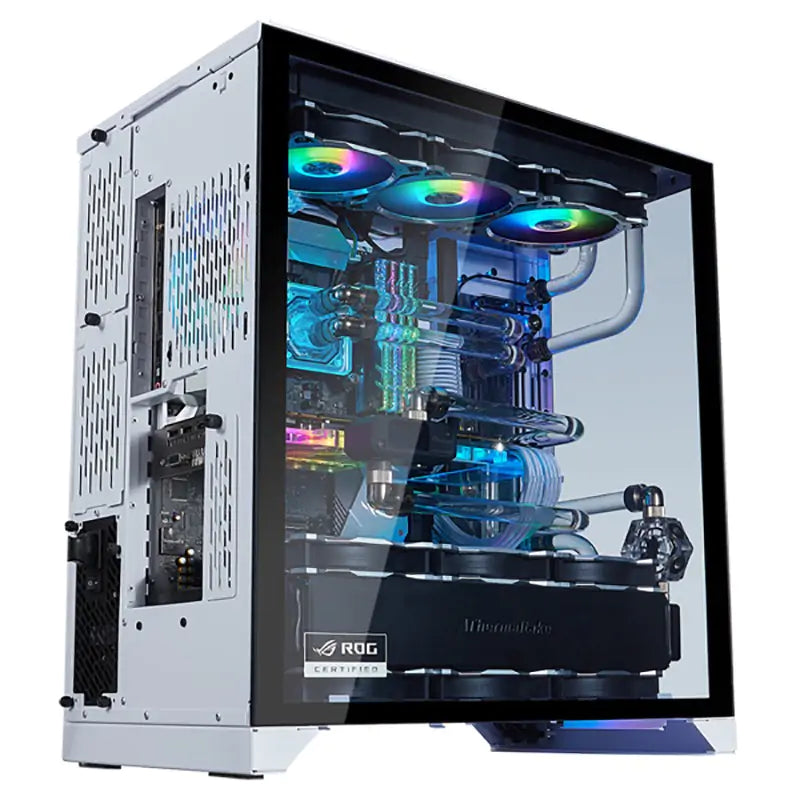 Lian Li PC-O11 Dynamic XL ROG Certified Tempered Glass RGB EATX Case - White