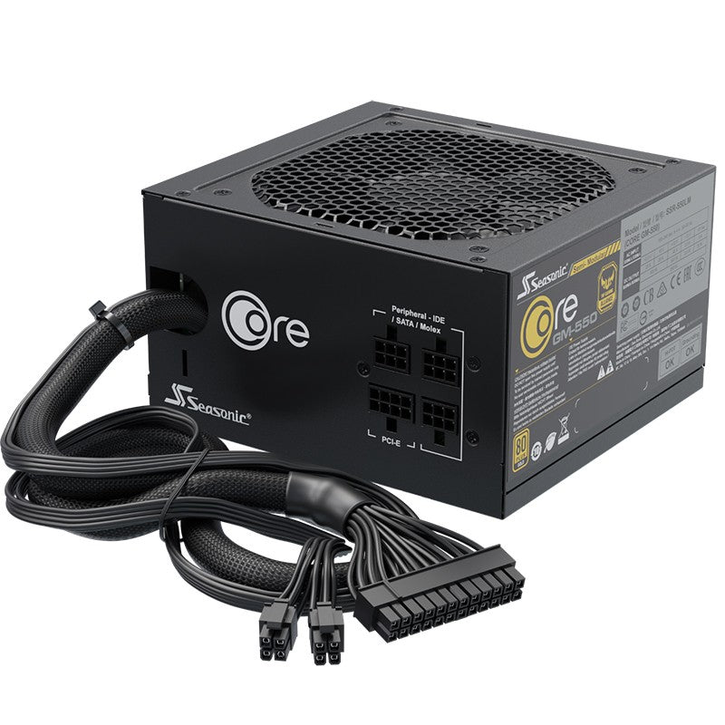 Seasonic 500W Focus Core GM 80 + Gold Semi Modular ATX Power Supply