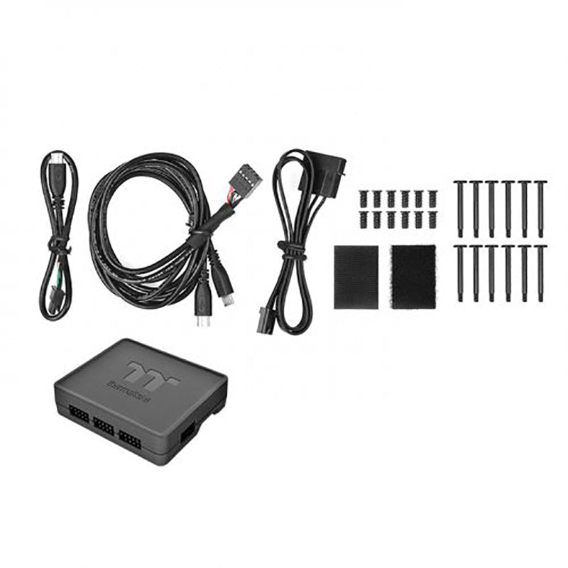 Thermaltake Riing Quad 14 140mm RGB Radiator Fan TT Premium Edition White - 3 Pack