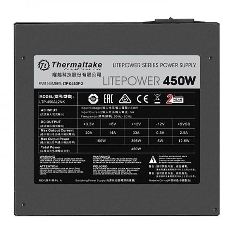 Thermaltake 450W Litepower Gen 2 ATX Power Supply