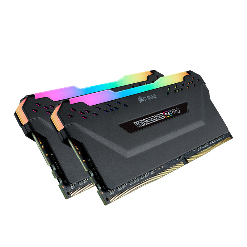 Corsair 32GB CMW32GX4M2Z3600C18 Vengeance RGB Pro CL18 3600MHz DDR4 RAM - Black